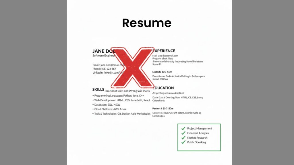 Resume skills list