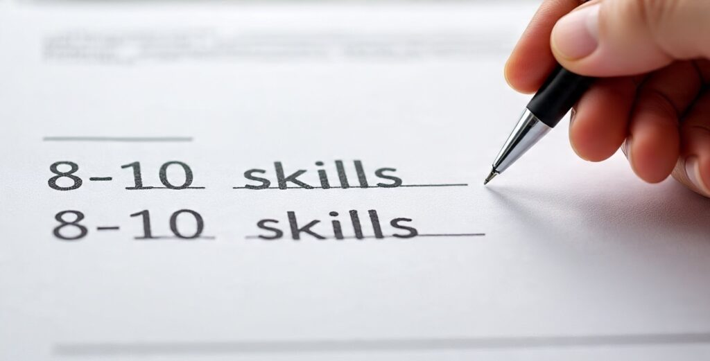 Resume skills list