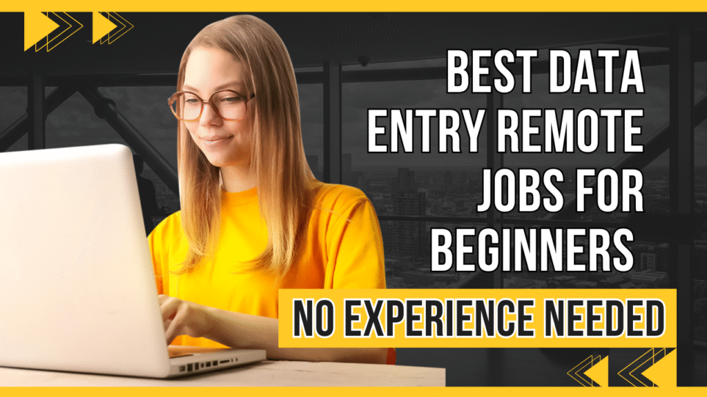 "Best Data Entry Remote Jobs for Beginners – Hero Image"