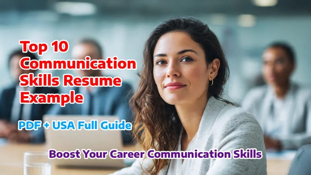10 communication skills resume example pdf