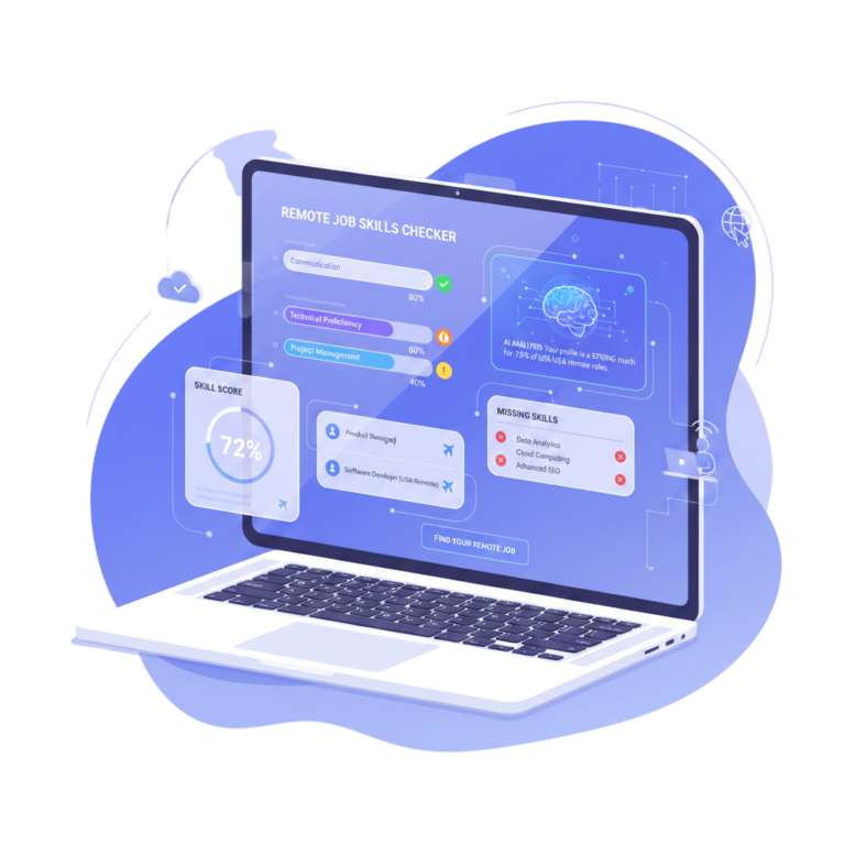 Remote Job Skills Checker free